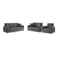 Gray Fabric 3-Piece Sofa Set G935