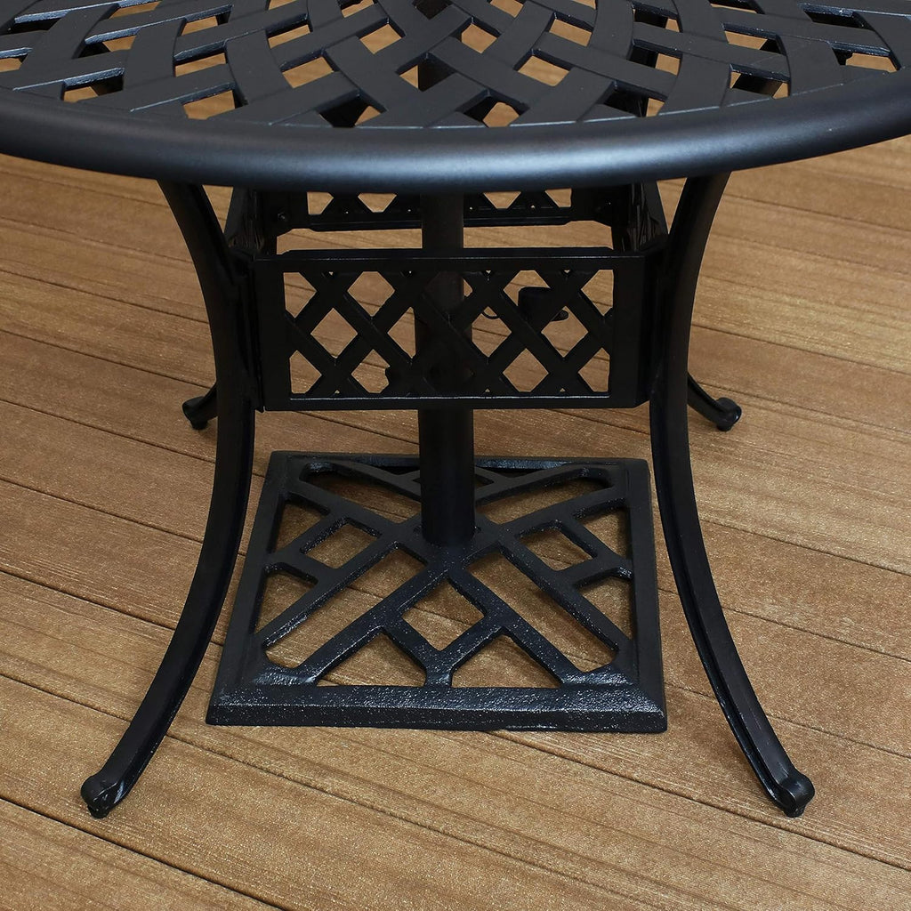 Cast Iron Heavy Duty 17-Inch Square Umbrella Base Stand H7912