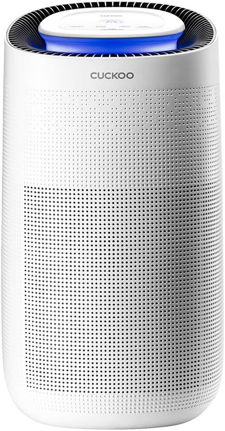 3 Colored LED Air Quality Indicator, 10.6 x 11.9 x 19.6 inches, White E77483