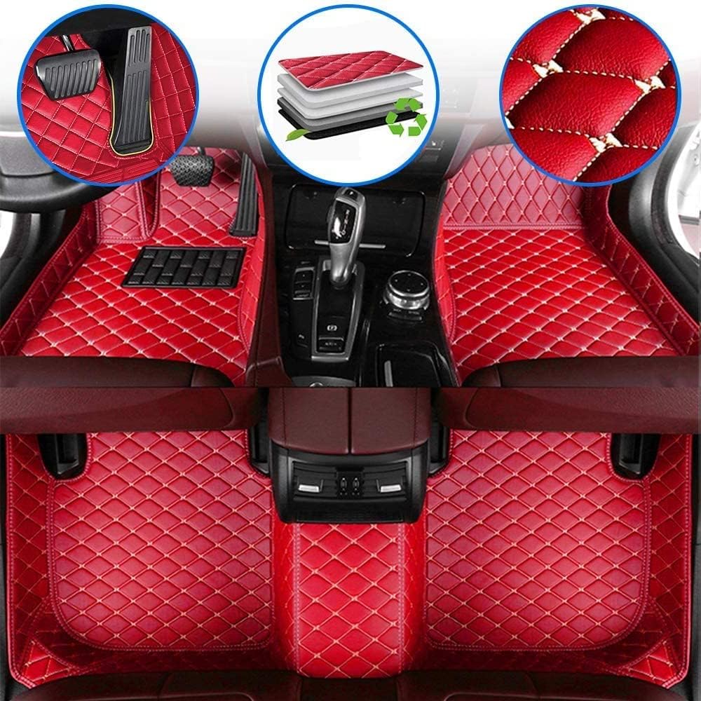Custom Full Coverage All Weather Non-Slip Leather Car Floor Mats S521