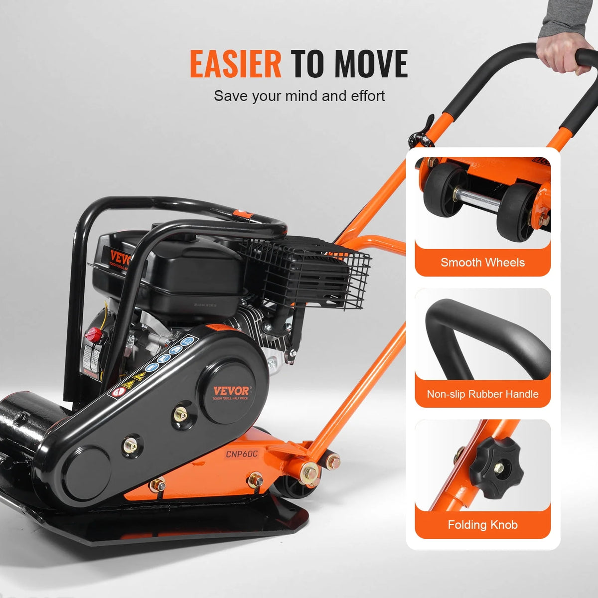 2.8 HP Walk-Behind Plate Compactor T979