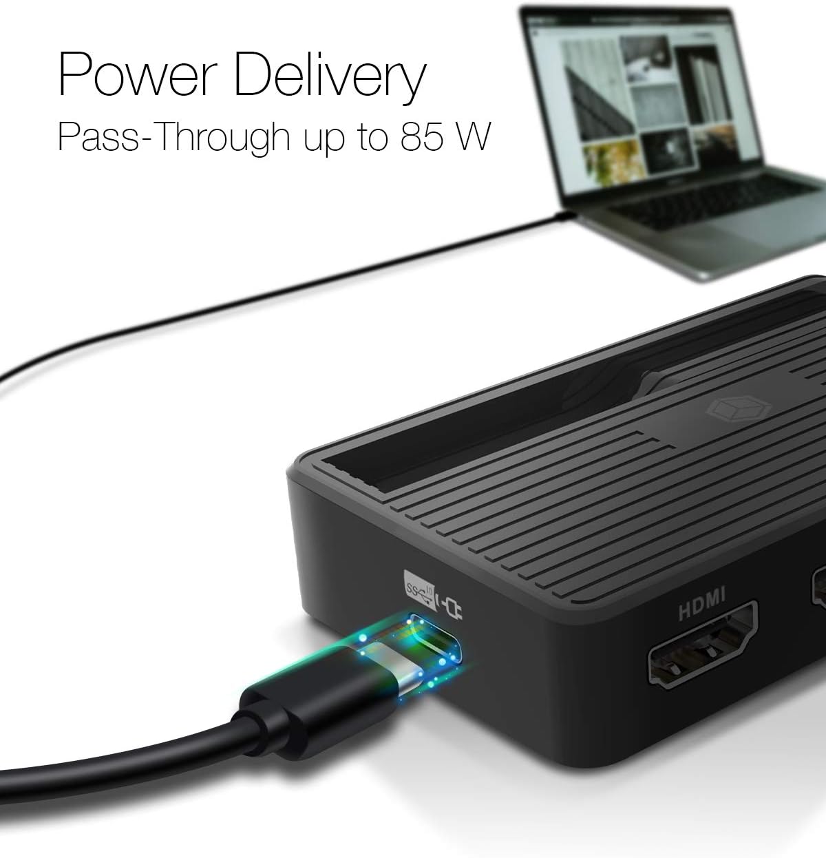 USB-C Travel Dock with 4K Video Output, 85 W Power Delivery, 6 Ports R46613