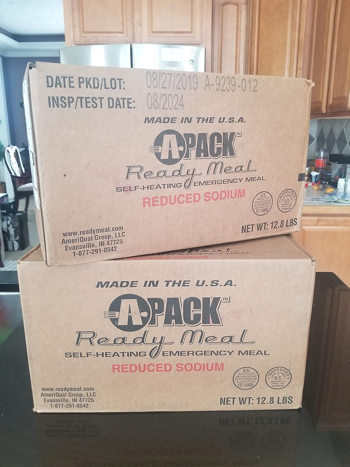4 Cases of 12 entrees Self-Heating Full Meal O1931