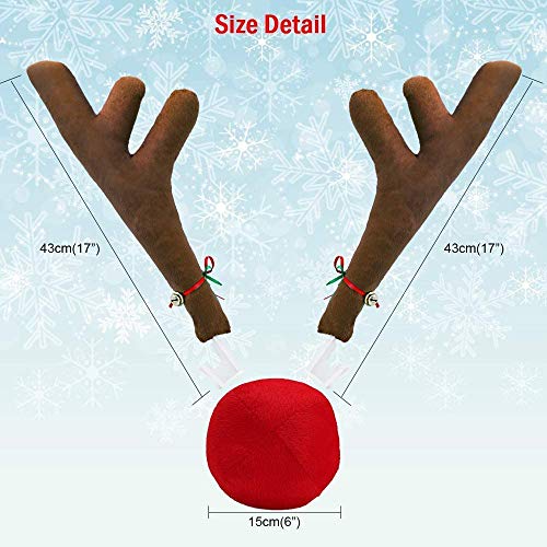 Christmas Car Reindeer Antler Decorations U301993