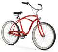 Red 26-Inch Three Speed Beach Cruiser Bicycle L82156