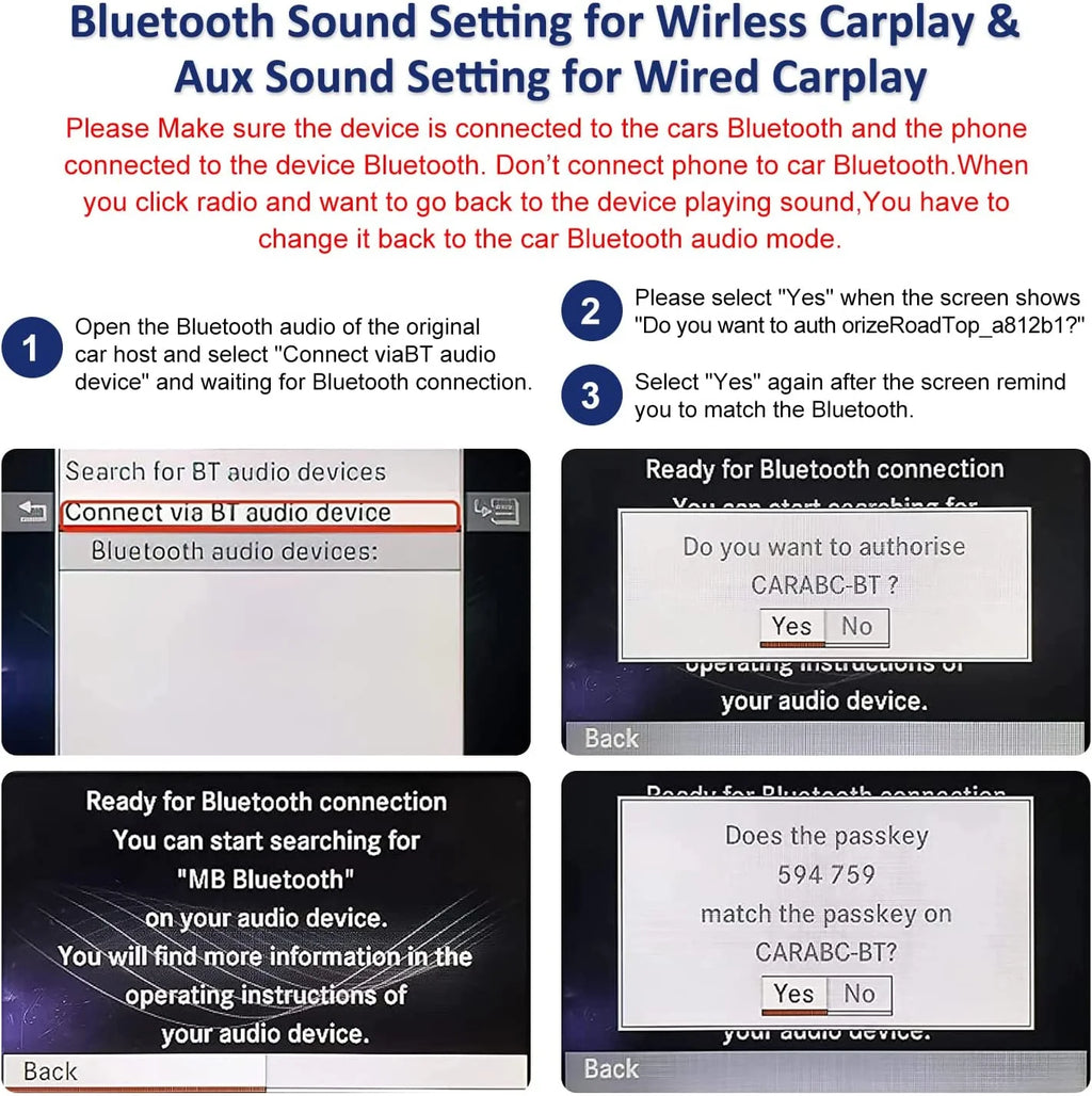 Wireless Carplay Compatible with Apple Carplay & Android Auto W82158