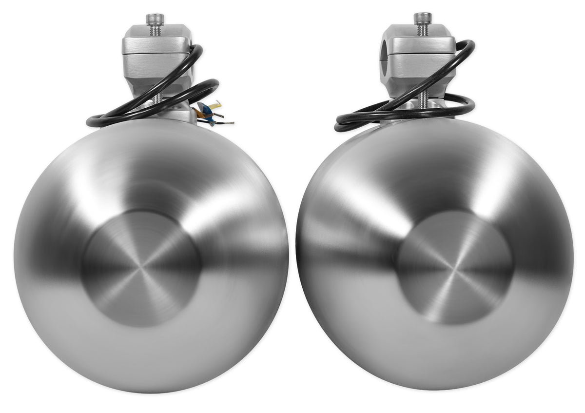 6.5" LED Swivel Marine Wakeboard Speakers with Amplifier and Amp Kit G28393