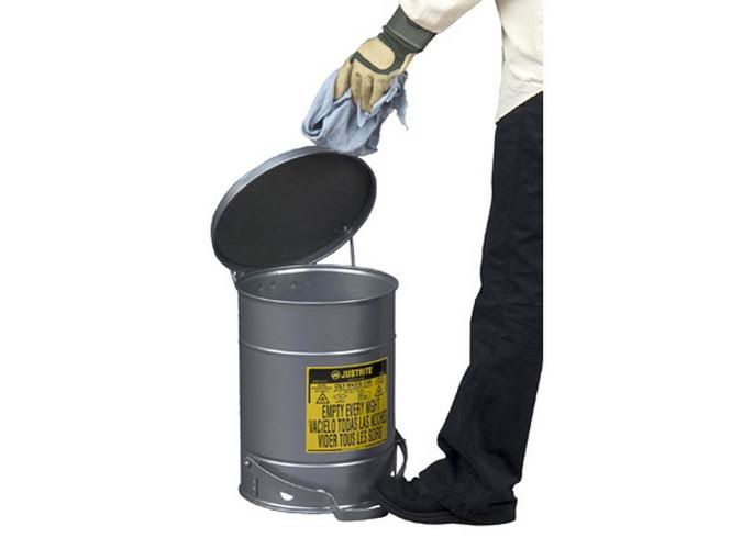 6 Gal Steel Oily Waste Can C2931