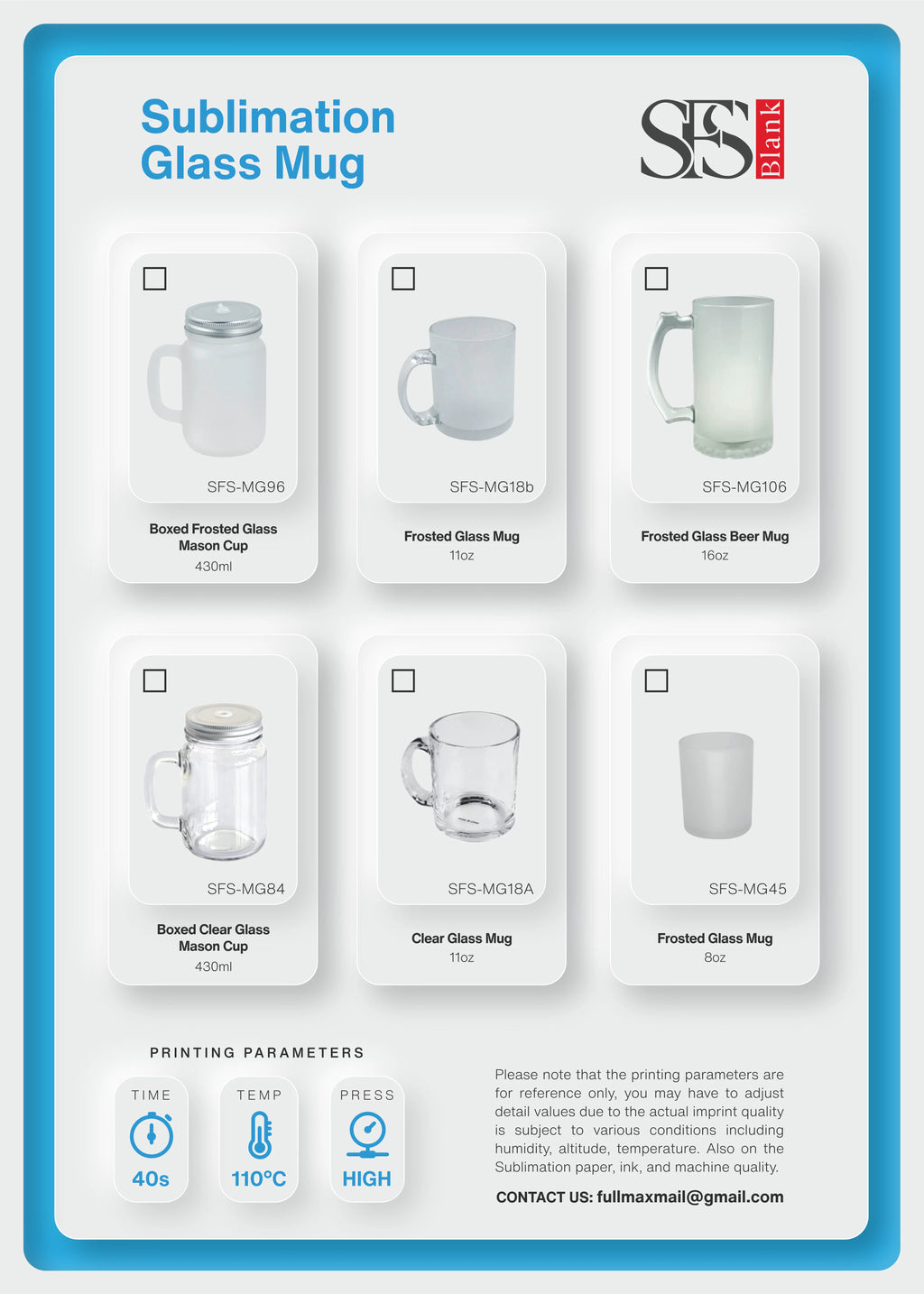 2 Pieces Frosted Glass 16 oz Mug E20489