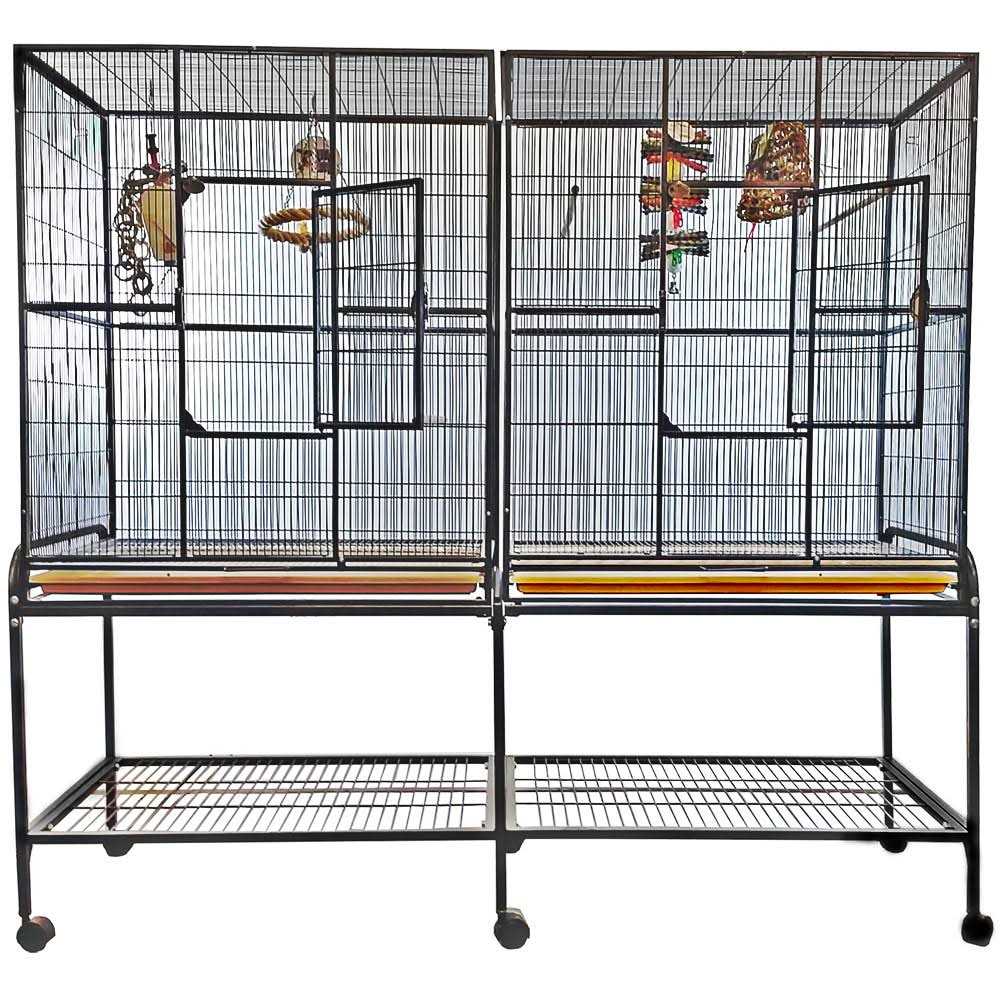 Double Flight Cage with Divider K400730