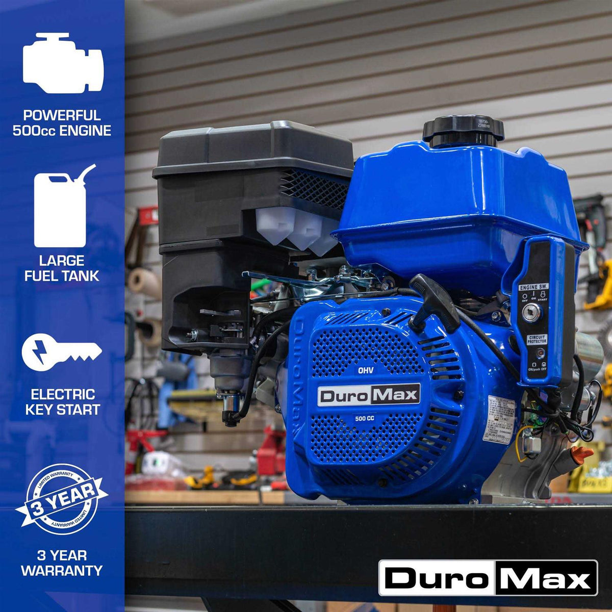 500cc 1-Inch Shaft Gasoline Engine B553636