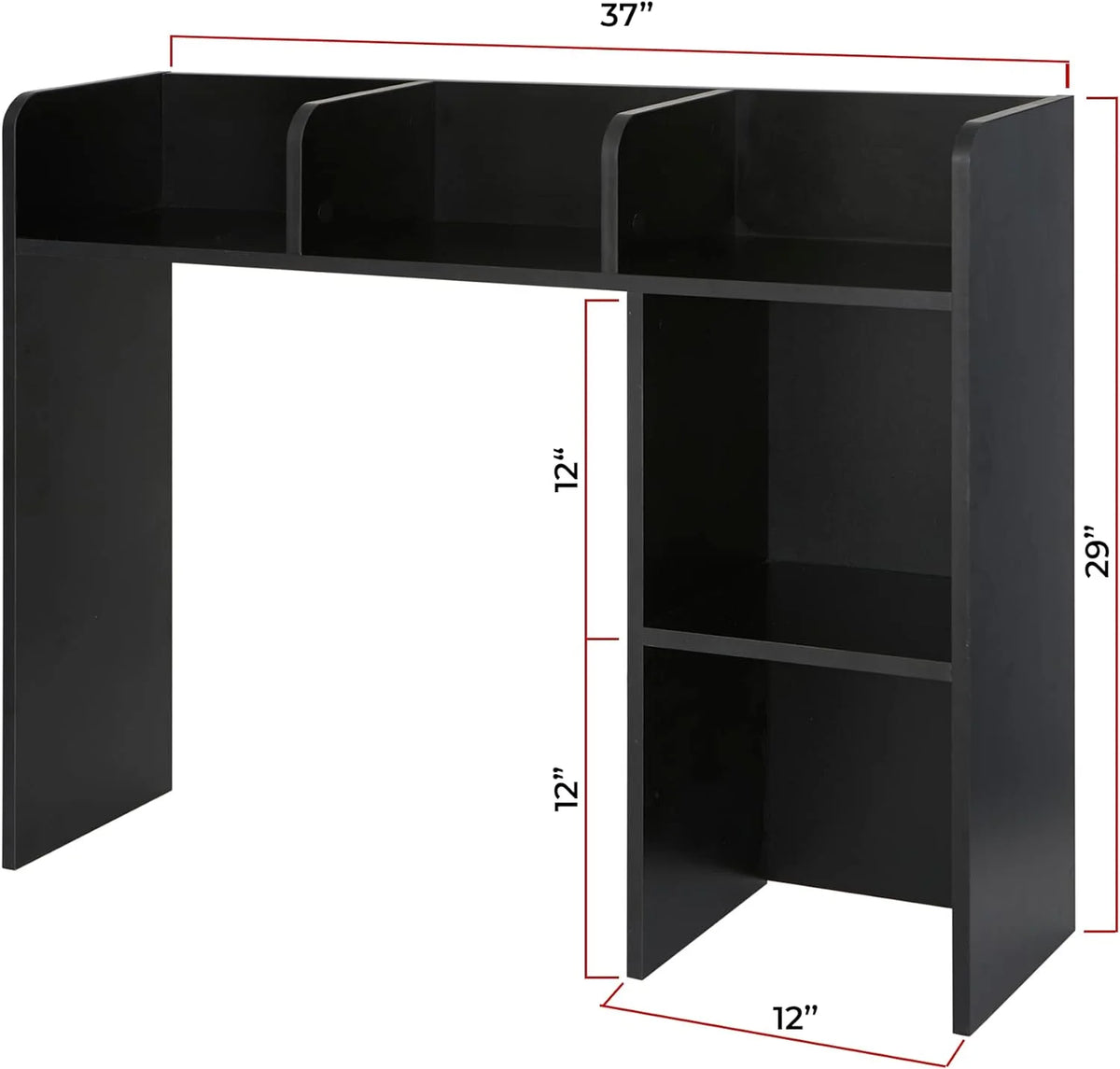 Black Desktop Bookshelf Y861