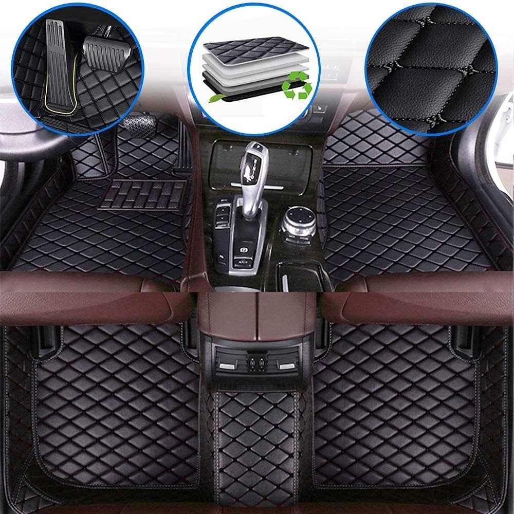 Custom Full Coverage All Weather Non-Slip Leather Car Floor Mats S521