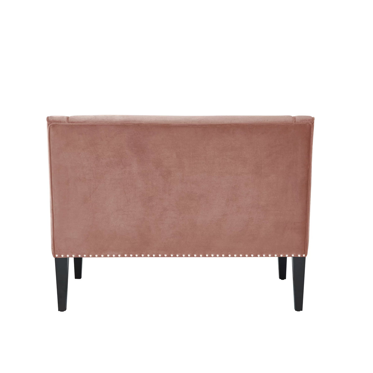 Blush Velvet Upholstered Bench F120823