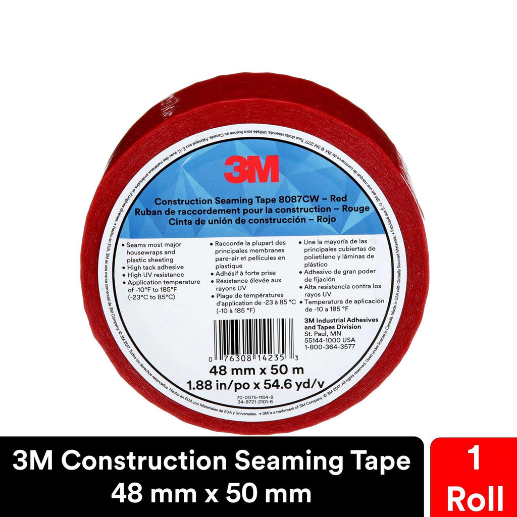 Red Construction Seaming Tape C9847