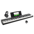 88 Key Keyboard Piano with 480 Sounds, Speakers, USB MIDI, Carry-Bag, Stand, Headphones, Pedal O307067