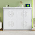 Gray Queen Size Murphy Bed with Sofa and Cabinet Q5153