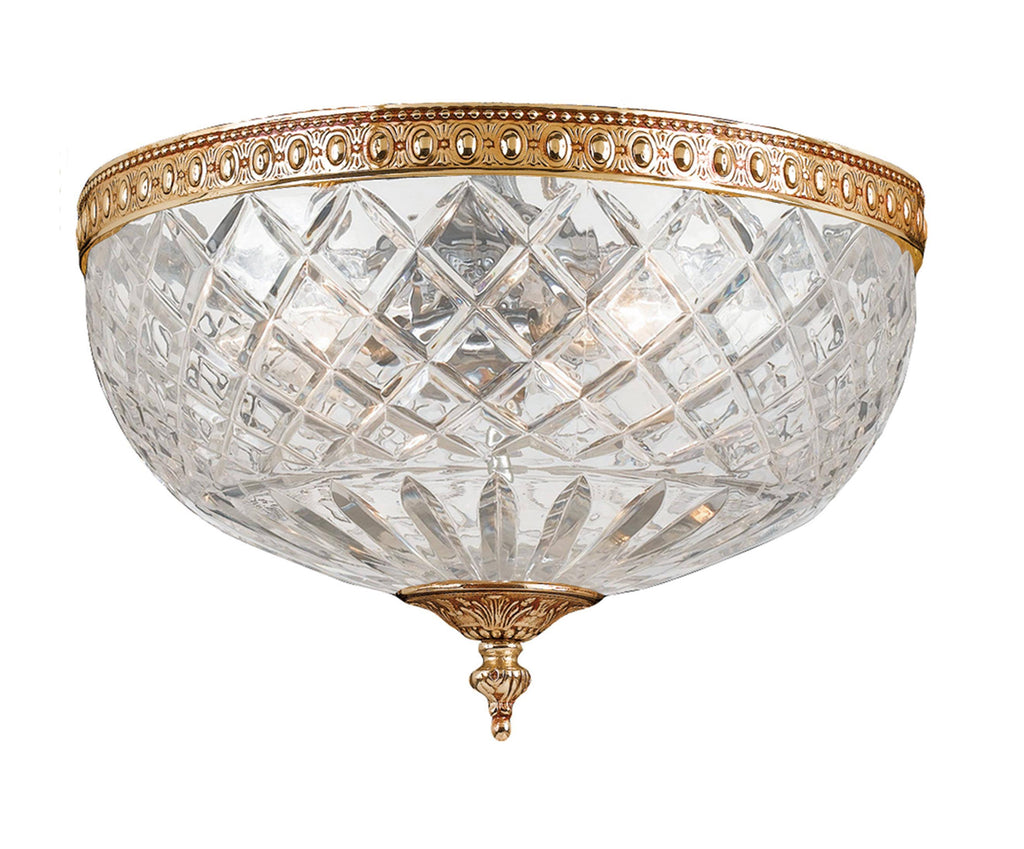 Polished Chrome 2 Light Ceiling Mount V110617