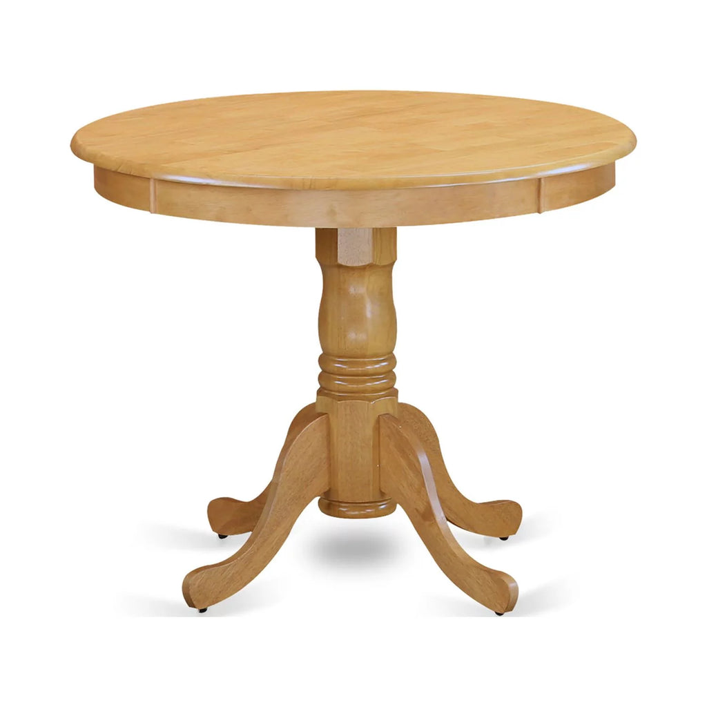 Antique 5-piece Wood Dining Table Set J46696