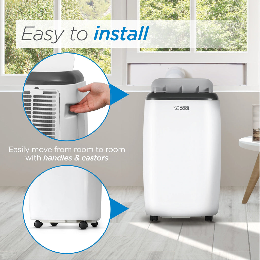 8,000 BTU Portable Air Conditioner with Remote Control, White V120014