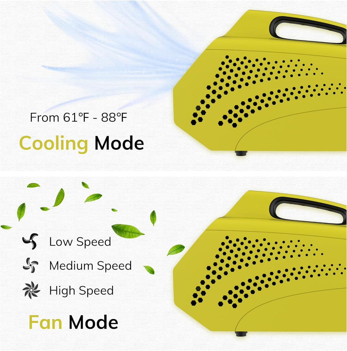 Portable Air Conditioner with 3-Speed Fan M1471