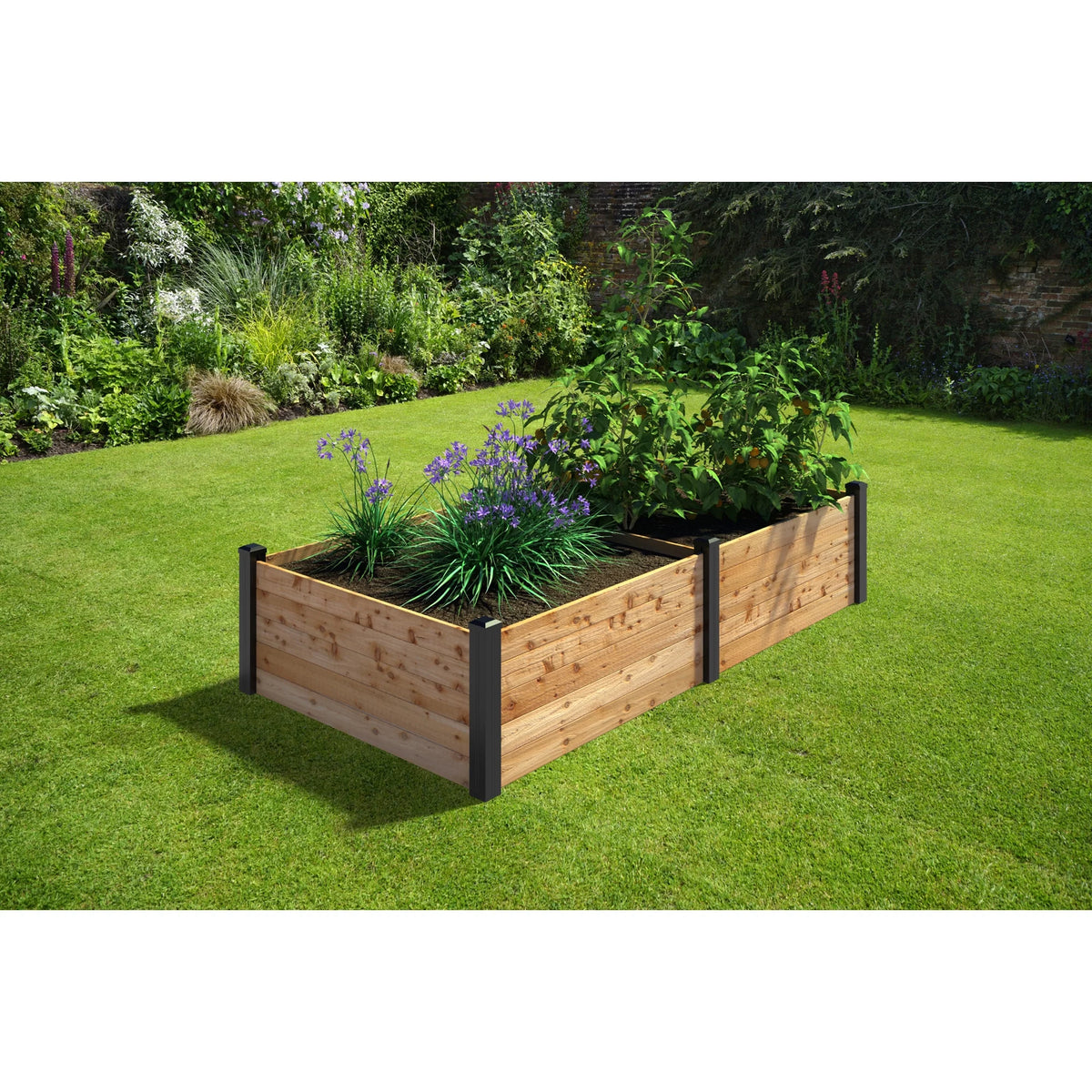 Natural Cedar Raised Garden Bed R441941