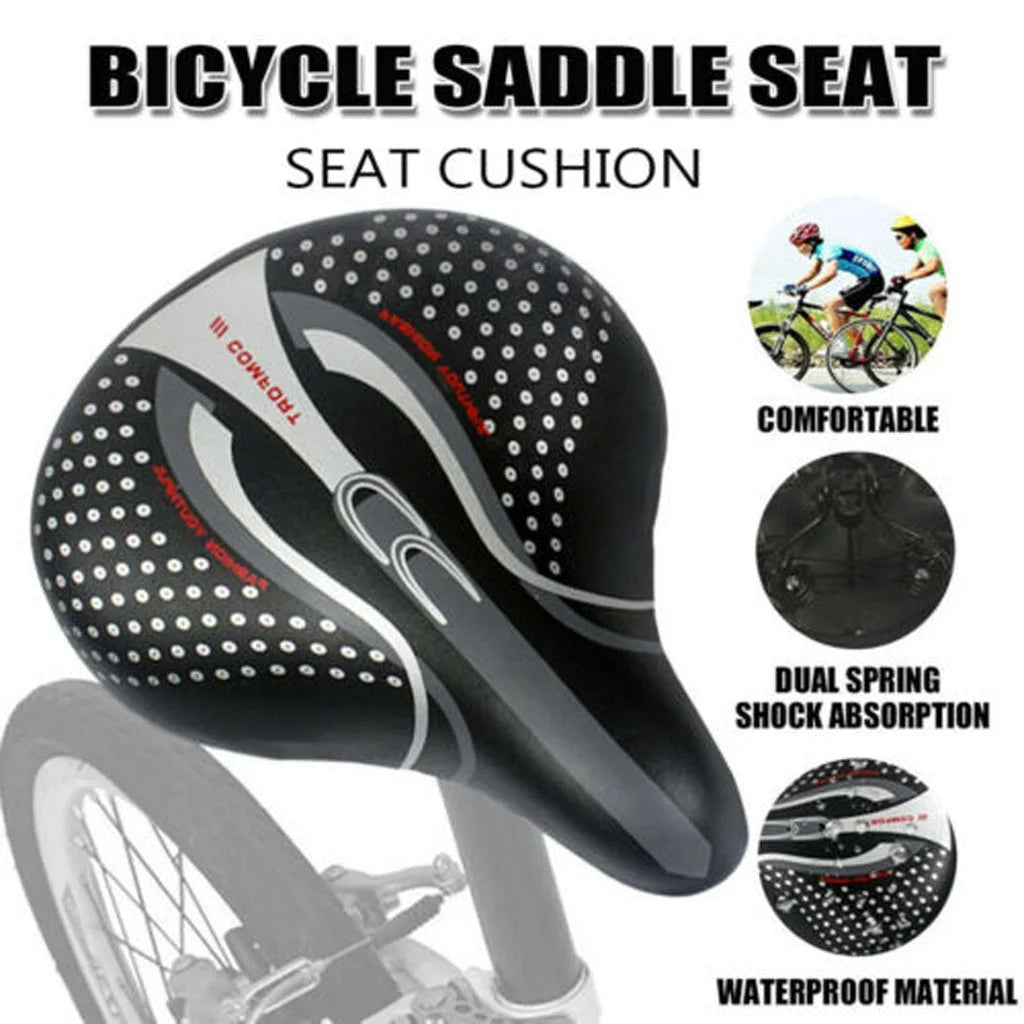 Black Gel Bike Saddle Seat V619665
