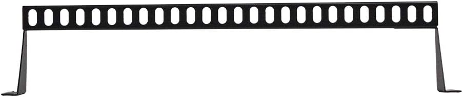 1U 19-Inch Rack Mount Cable Management Bracket Black Pack of 2 W70220