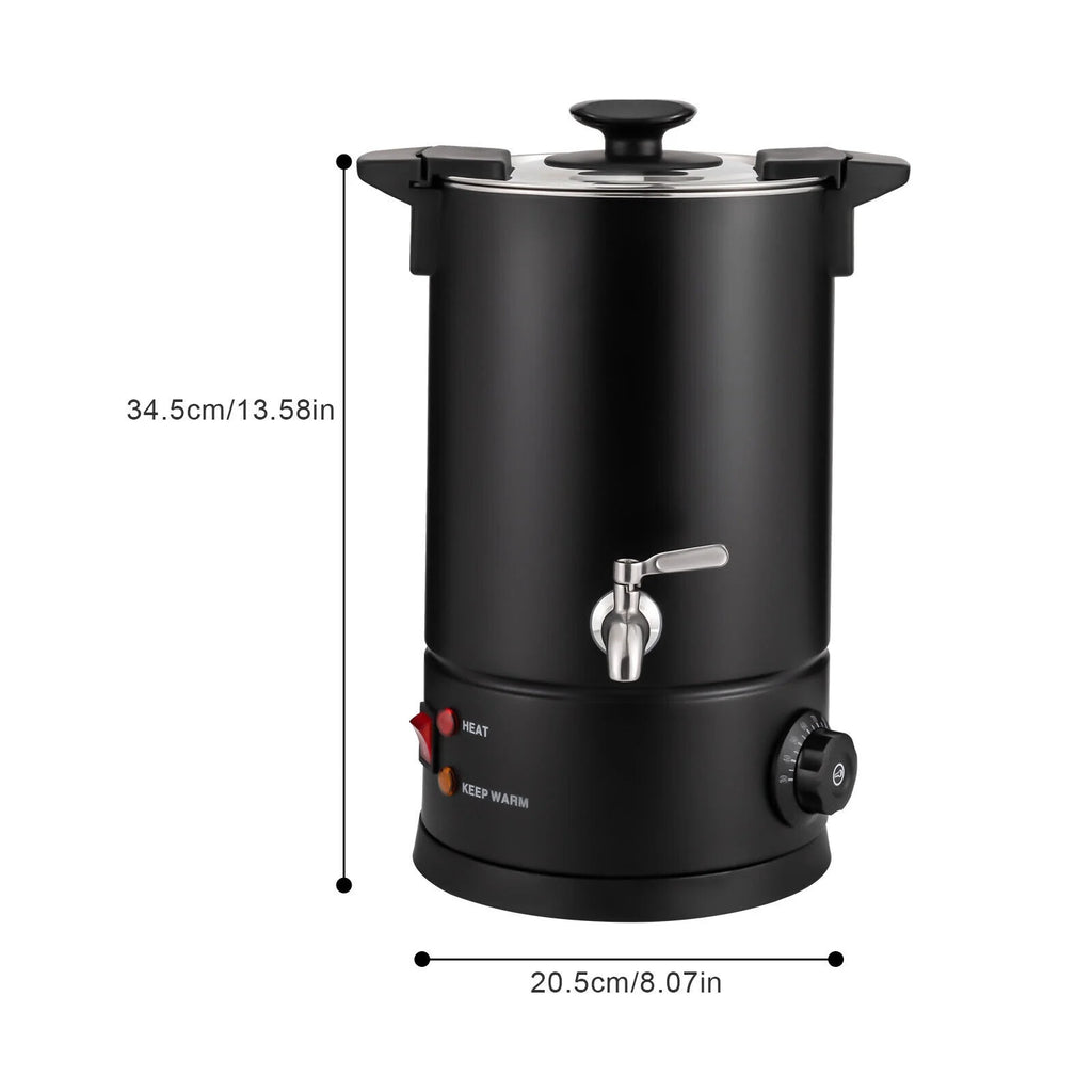 8L 1KW Stainless Steel Commercial Coffee Urn O77639