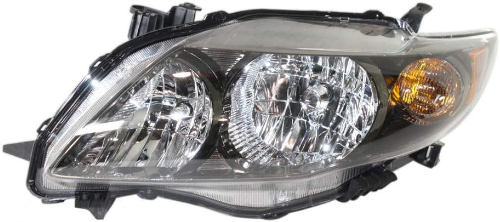 Headlight Assembly Passenger Right Side with Bulbs O685