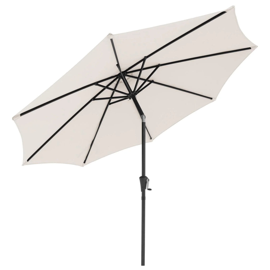 Cream 9-Feet Patio Umbrella with 8 Ribs P951