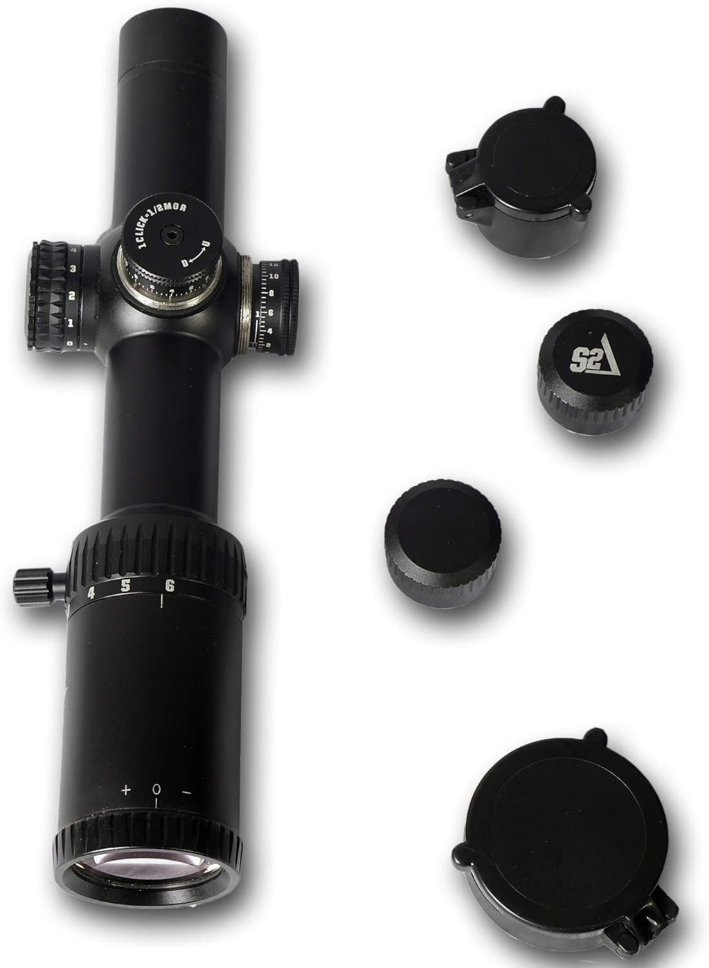 Illuminated 5.56 BDC Reticle 30mm Main Tube SFP Carbine Scope S838