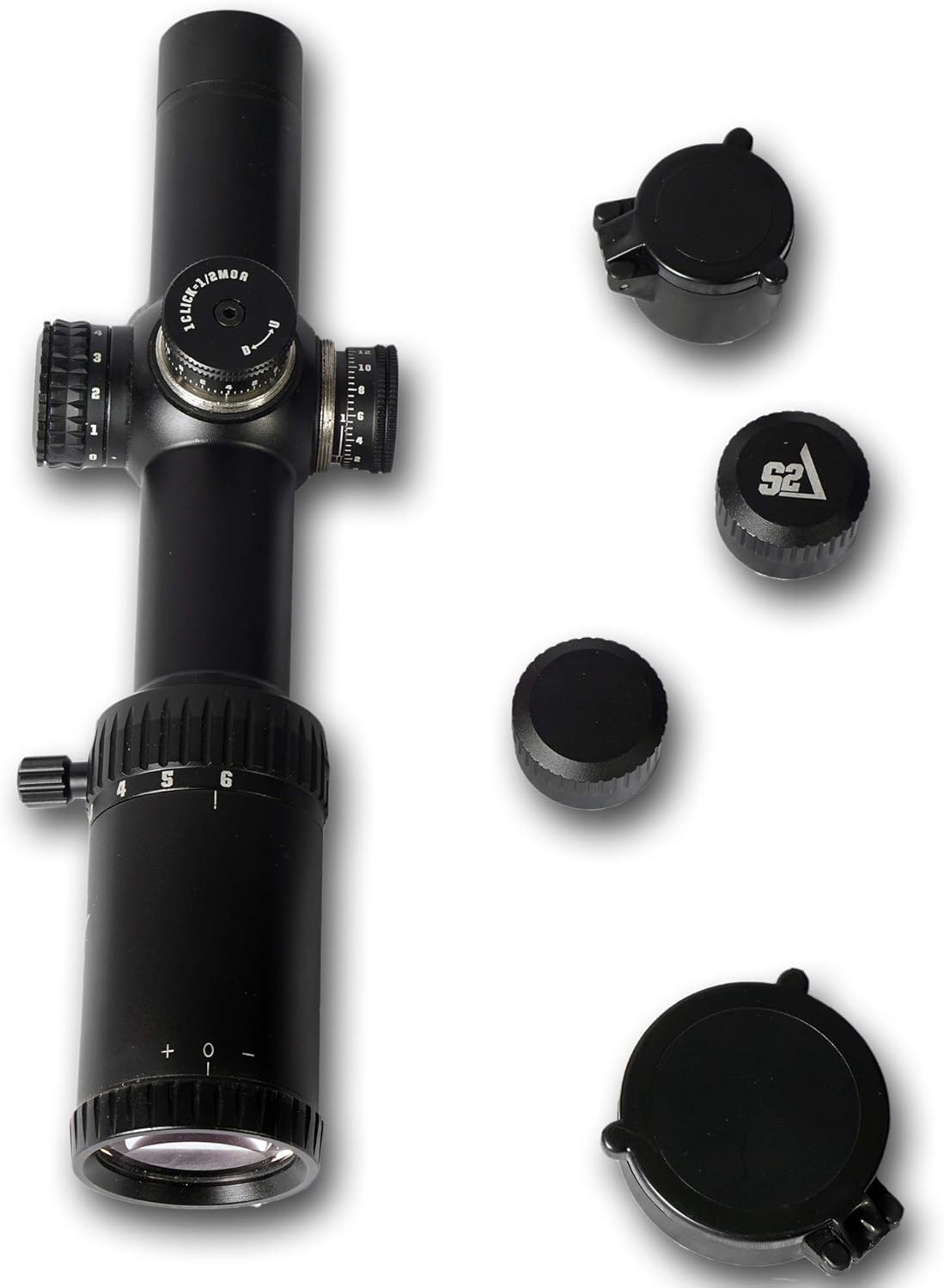 Illuminated 5.56 BDC Reticle 30mm Main Tube SFP Carbine Scope S838