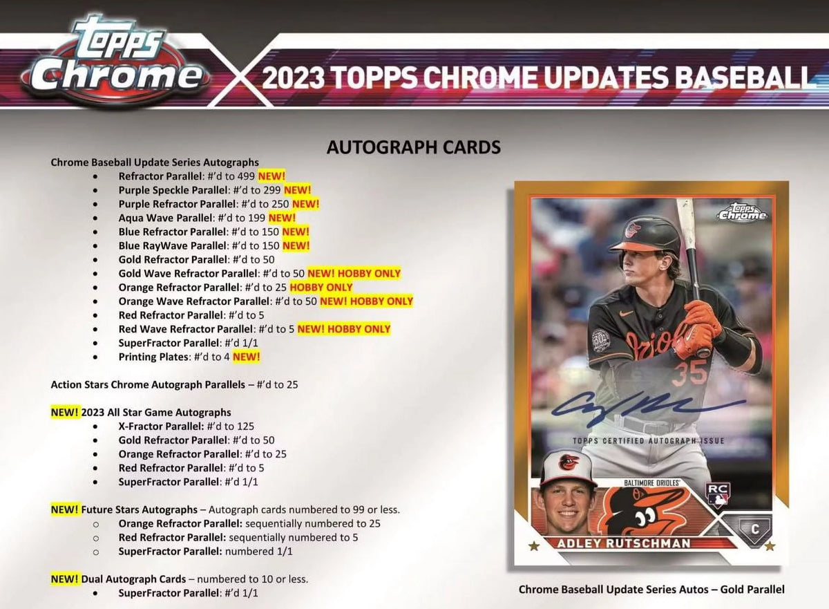 Hobby Box Baseball Trading Card L5865