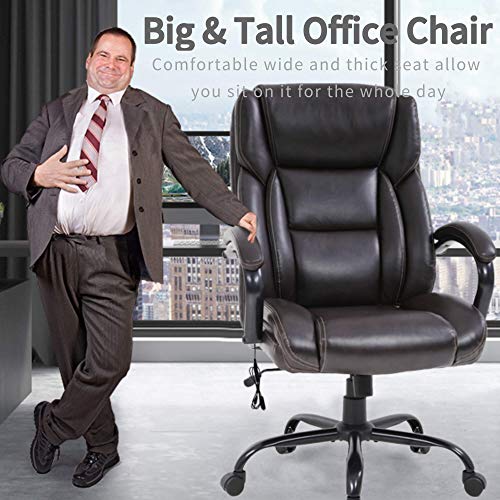 PU Leather Ergonomic High Back Office Chair with Massage Lumbar Support I503350