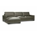 Leather Upholstered Chaise Sectional V996066