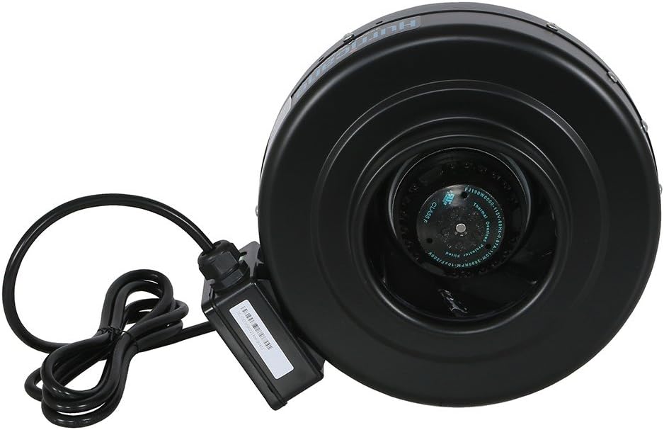 8 Inch Inline Fan 745 CFM Steel Housing Z33633