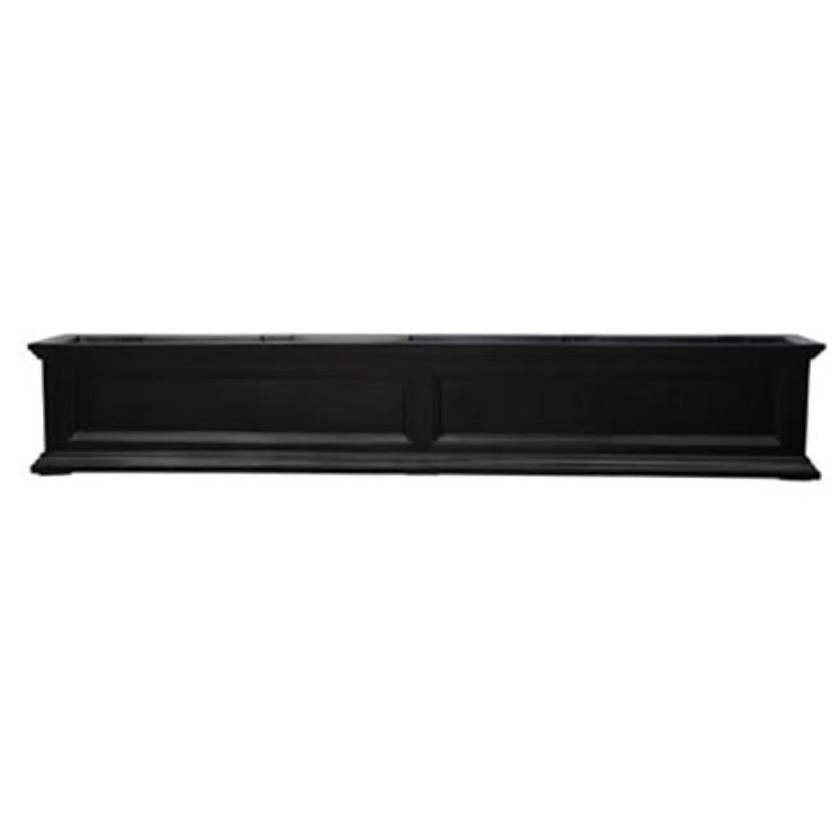 Black Self-Watering Window Box Planter S8705