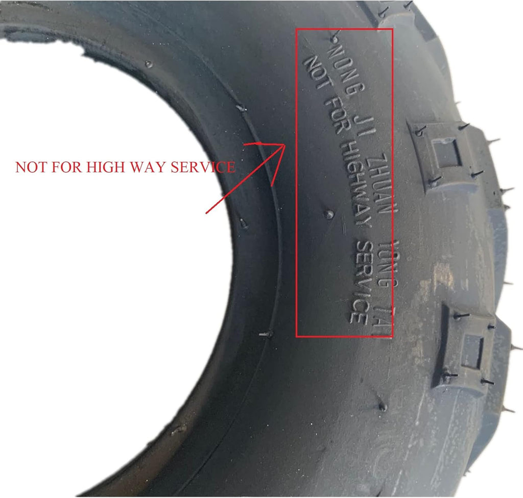 Set of 2 23X10.50-12 Lawn Mower Turf Tires 4PR Load Range B I3051
