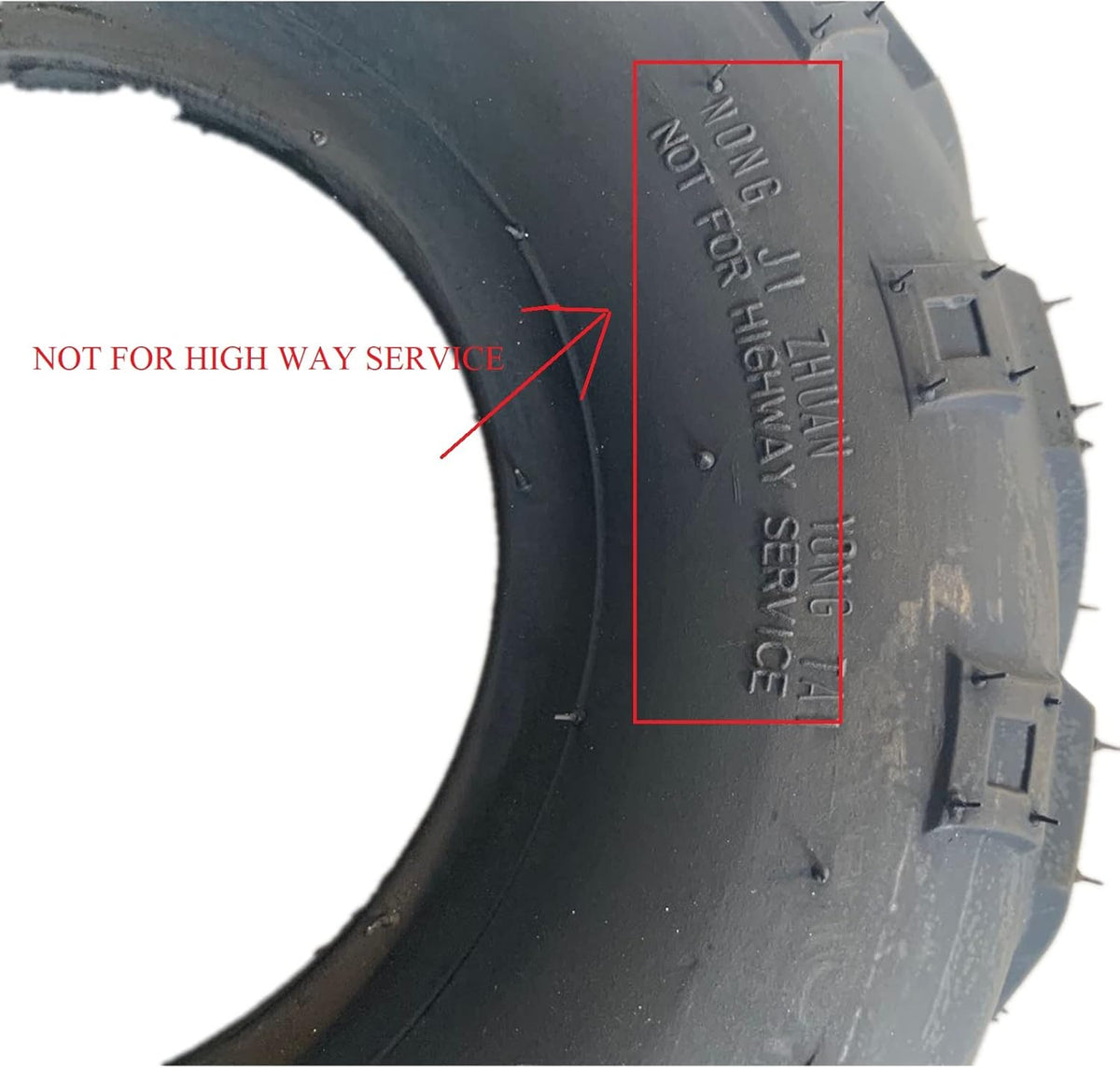 Set of 2 23X10.50-12 Lawn Mower Turf Tires 4PR Load Range B I3051