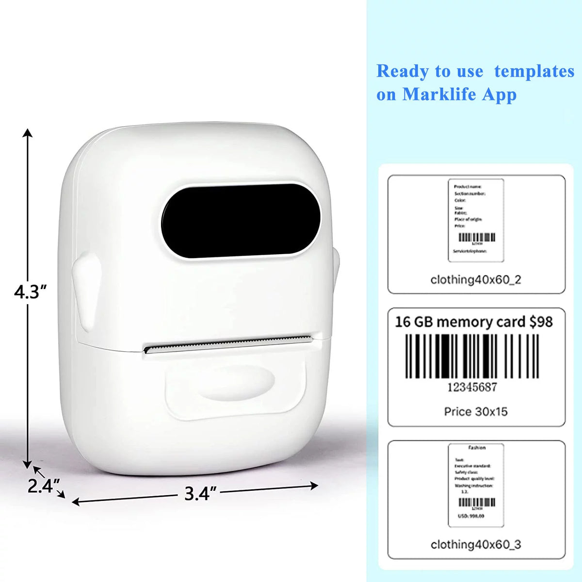 Mini Bluetooth Printer V58044