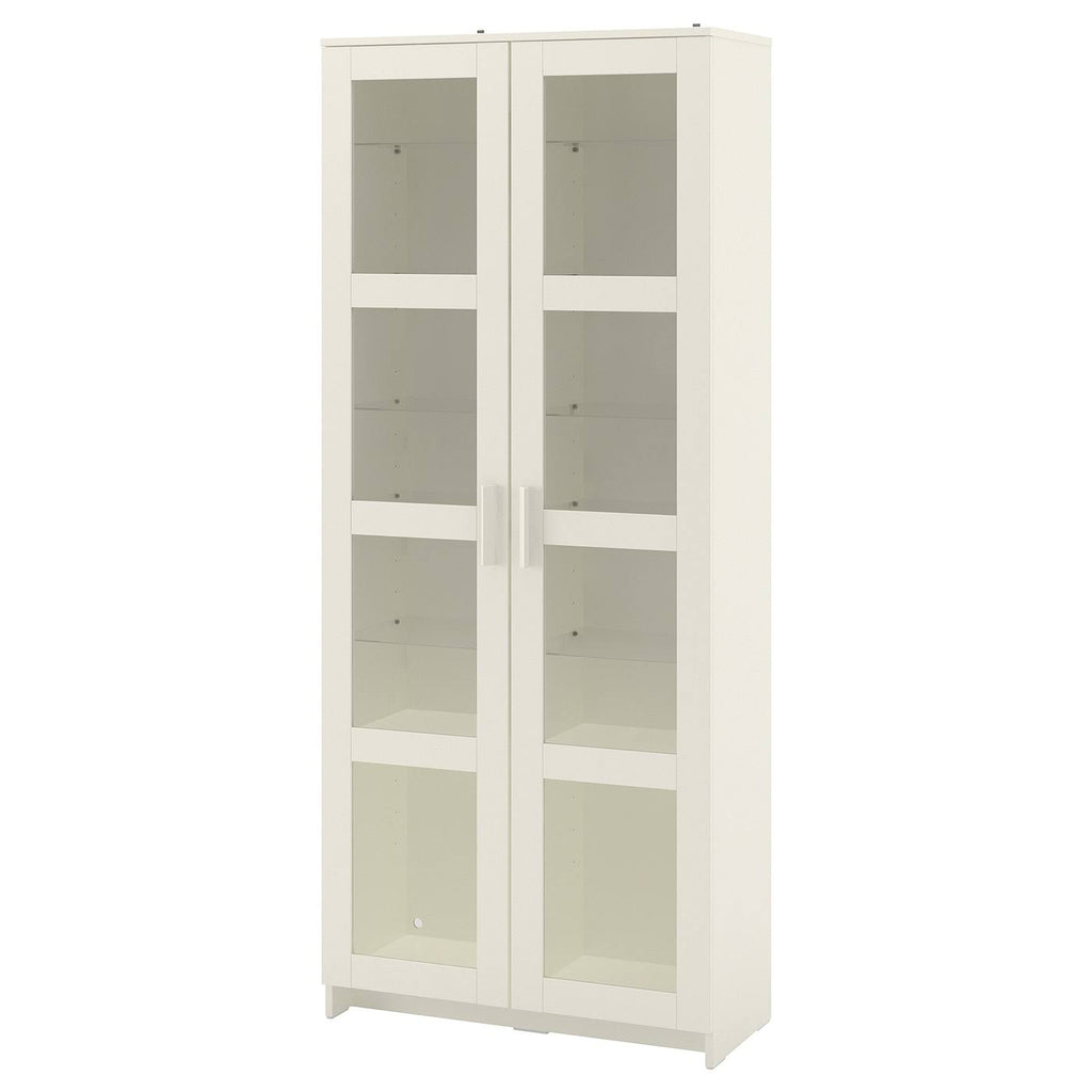 Glass-Door Cabinet, White H14027