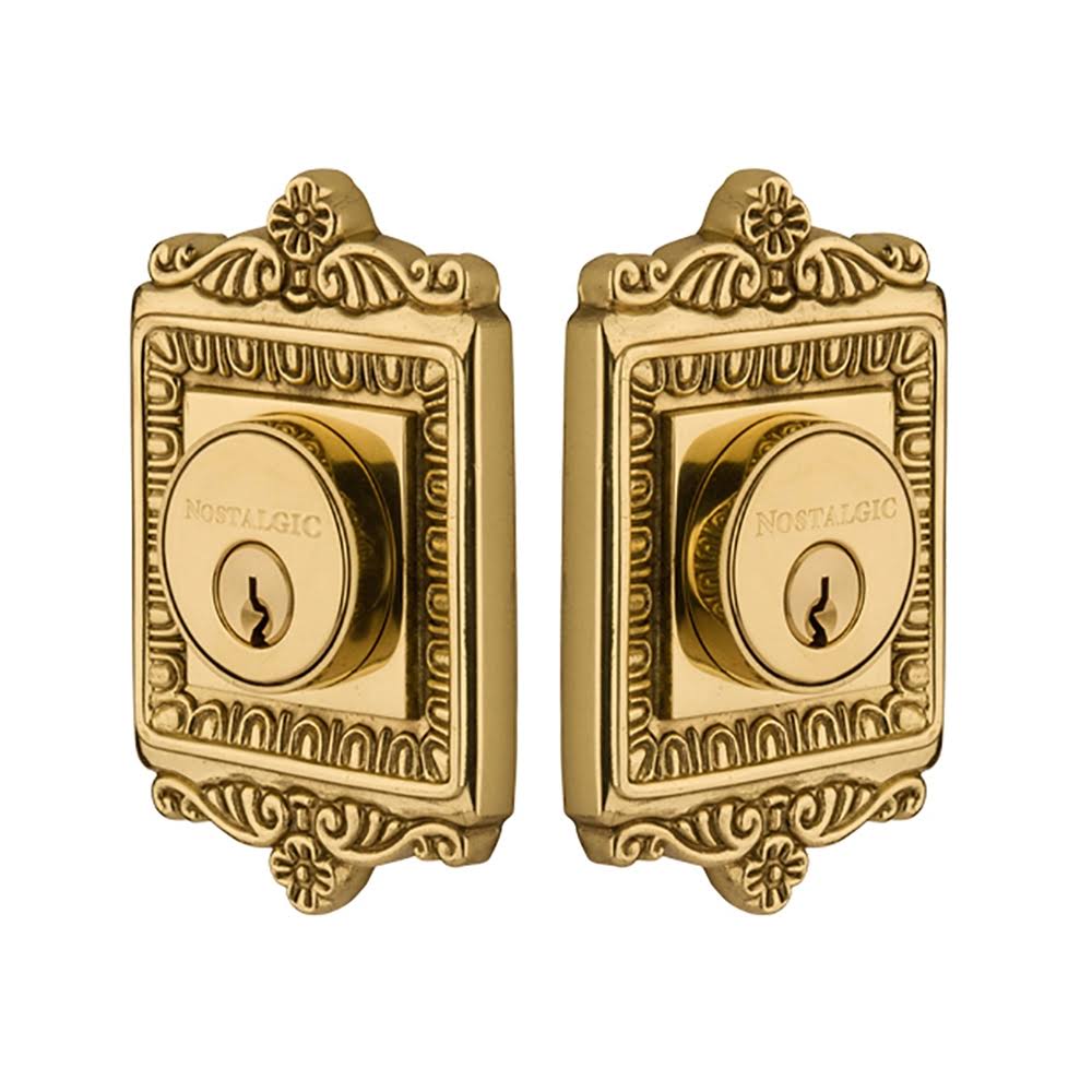 Polished Brass Double Cylinder Deadbolt I78072