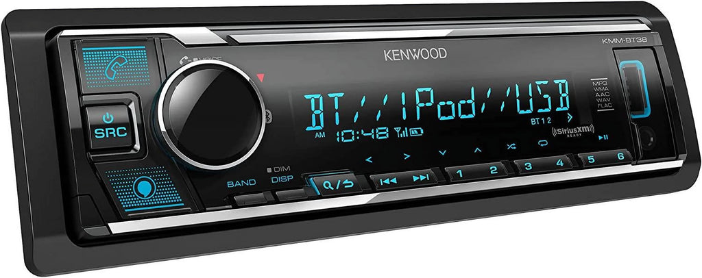 Single-Din Bluetooth Car Stereo with USB Port R6484