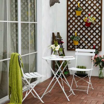 White Bistro Set T100