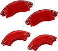 Red Brake Caliper Covers Set of 4 P177