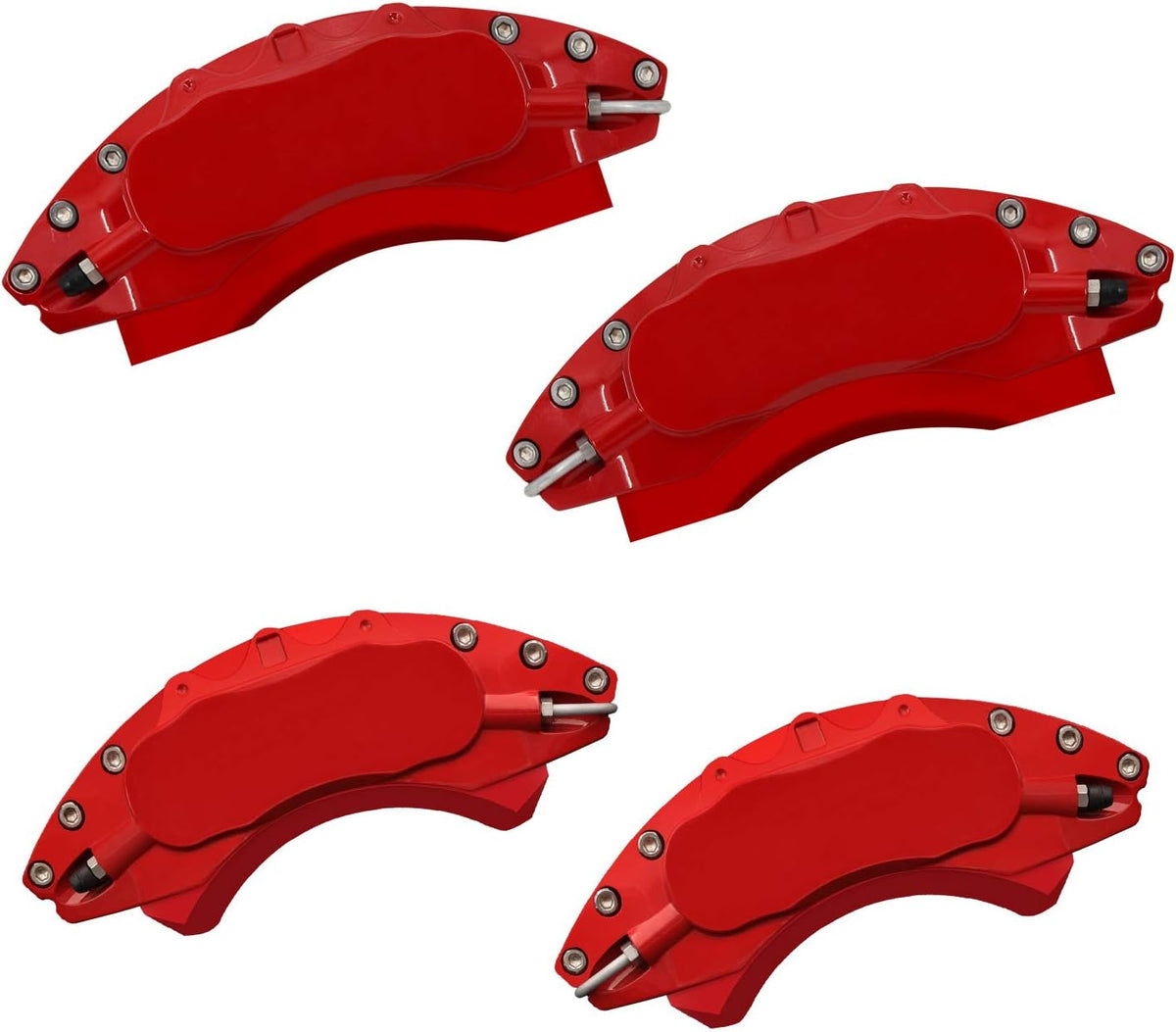 Red Brake Caliper Covers Set of 4 P177