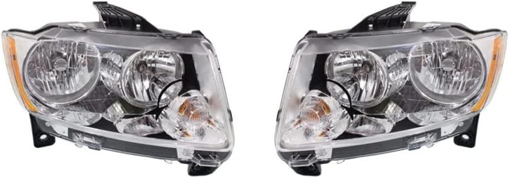 Headlight Assembly Pair for Jeep Grand Cherokee 2011 2012 2013 M7632