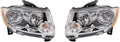 Headlight Assembly Pair for Jeep Grand Cherokee 2011 2012 2013 M7632