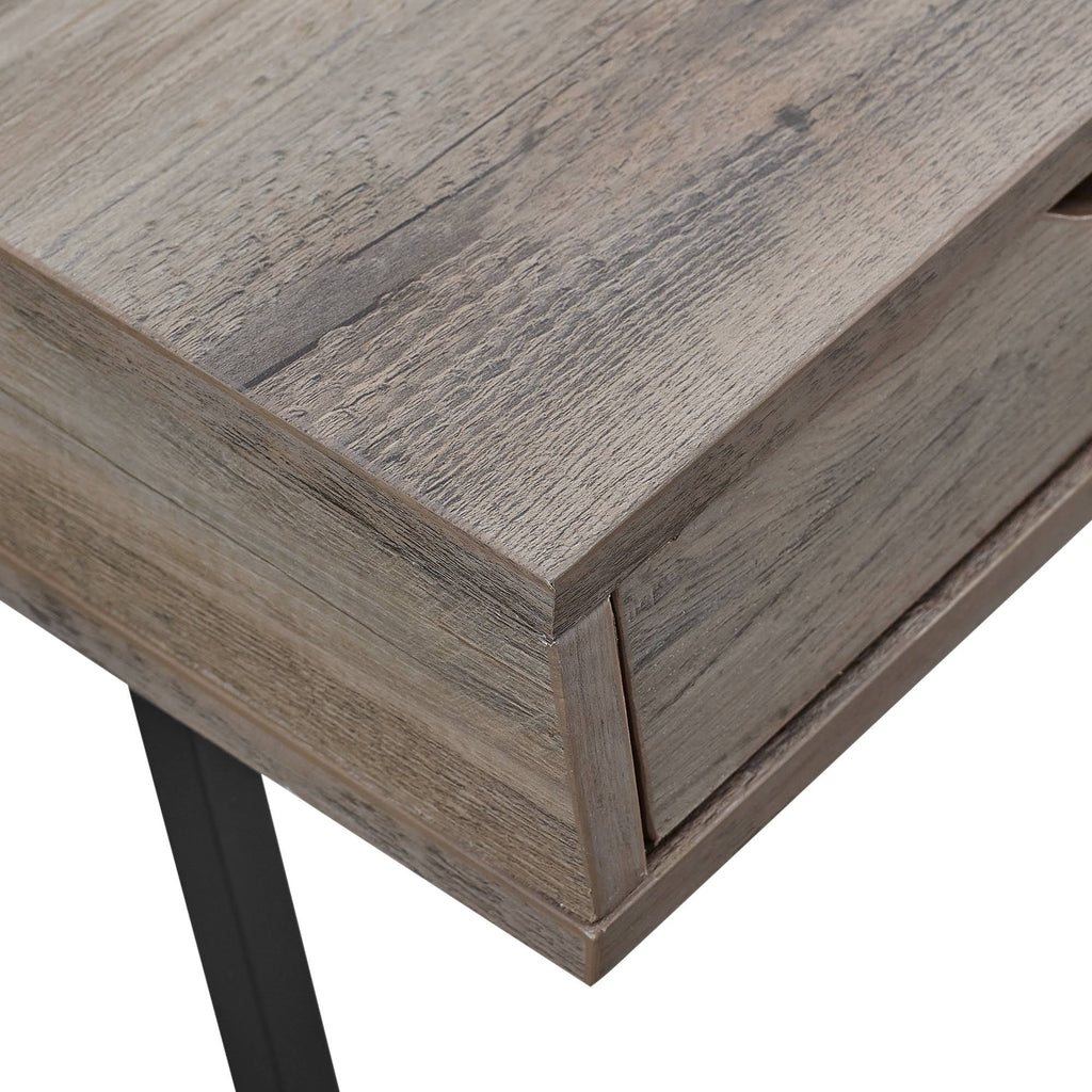 Dark Walnut 3-Drawer Writing Desk X762253